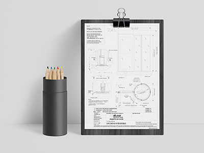 mockup technical drawings