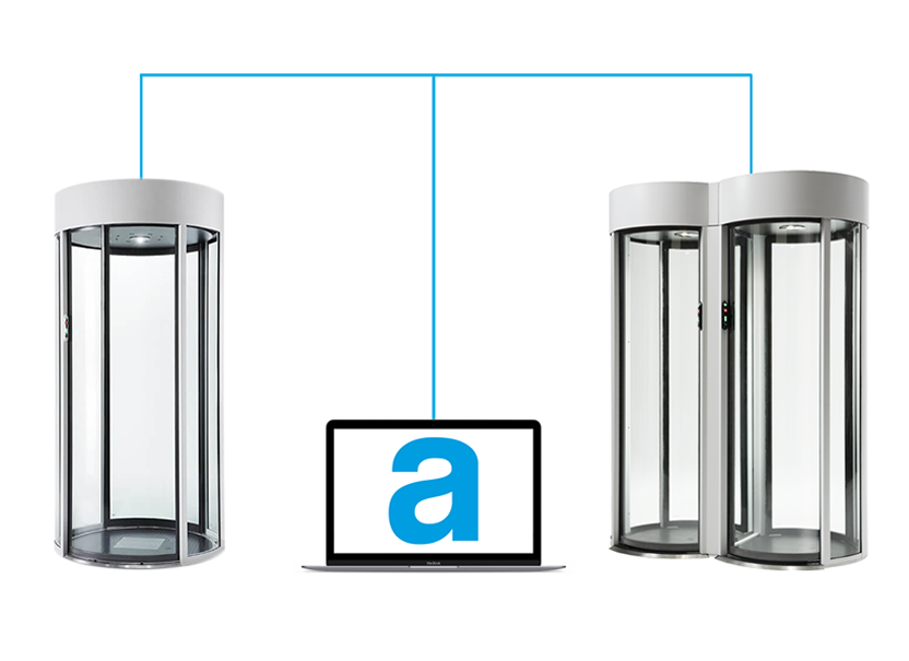 web lan cylindrical portal