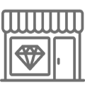 Security portals can be used as an entrance at jewelry stores